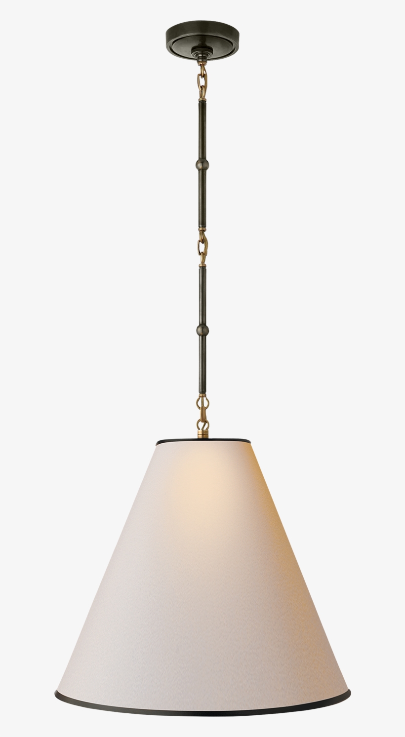 Goodman Medium Hanging Light In Bronze And Hand-rubbed - Lampshade, transparent png #3663823