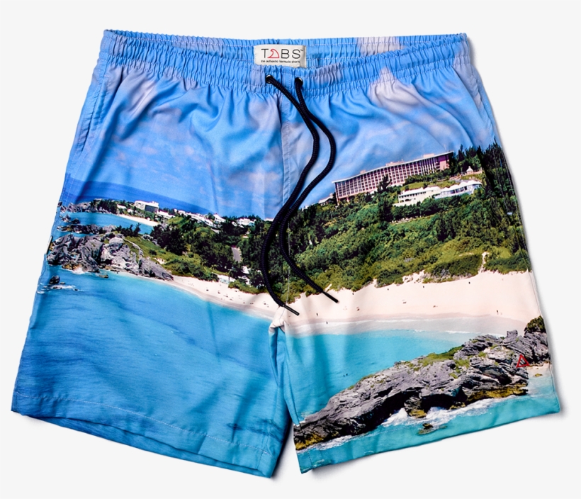 Horseshoe Bay Print - Swim Shorts Png Transparent, transparent png #3663972