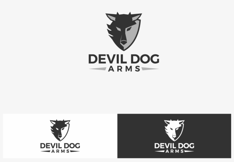 Logo Design By Kenjie0476 For Devil Dog Arms - Emblem, transparent png #3664335