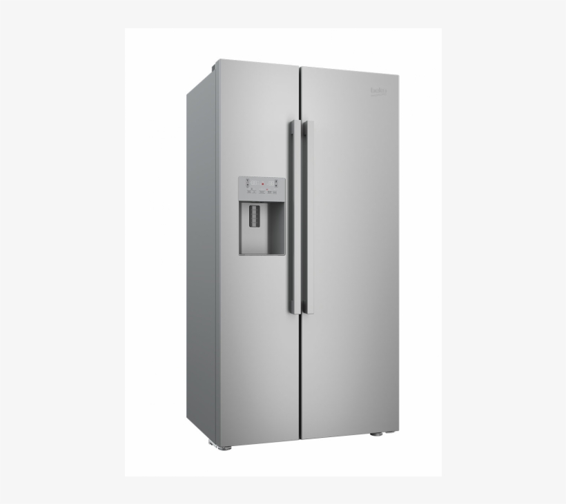 Ecosmart American Style Fridge Freezer With Plumbed - Beko Freestanding American Style Fridge Freezer | Asp341x, transparent png #3664416