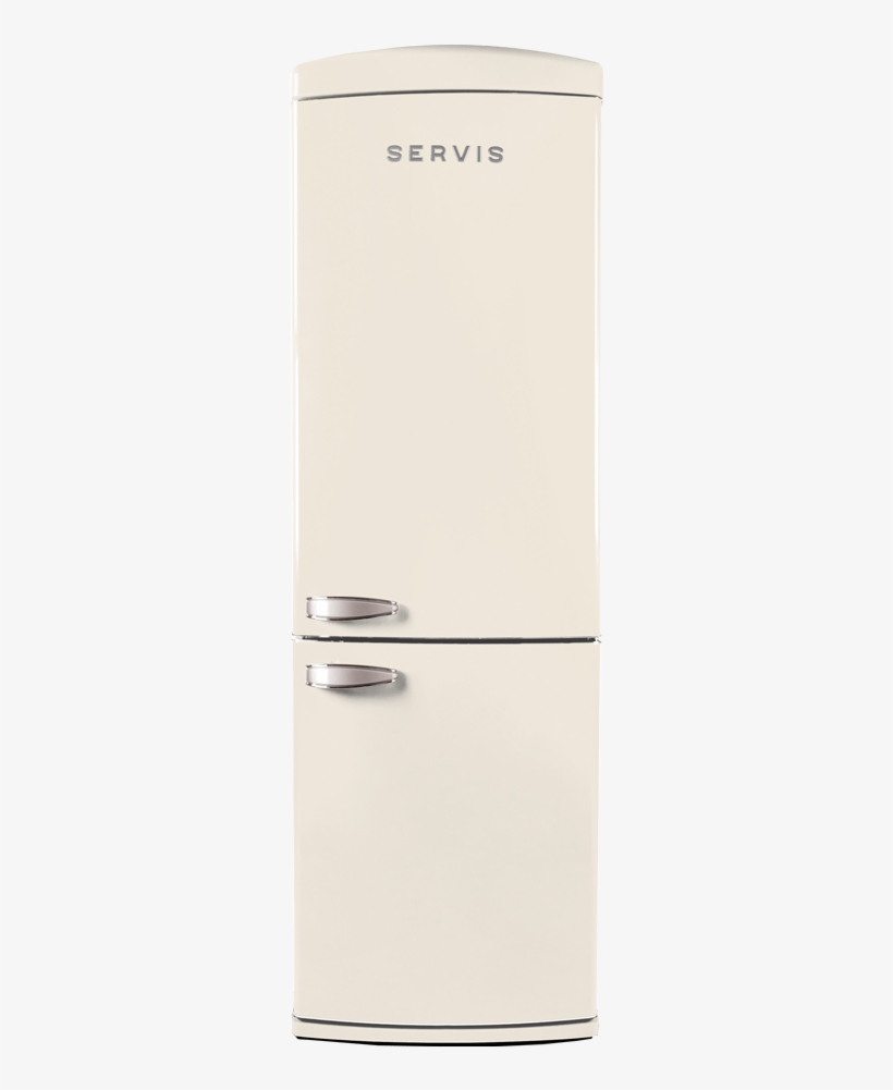 Retro Fridge Freezer - Refrigerator, transparent png #3664467