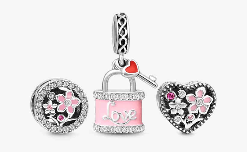 Love You Charm Soufeel Forever Love Charm Set Of 3, transparent png #3664497