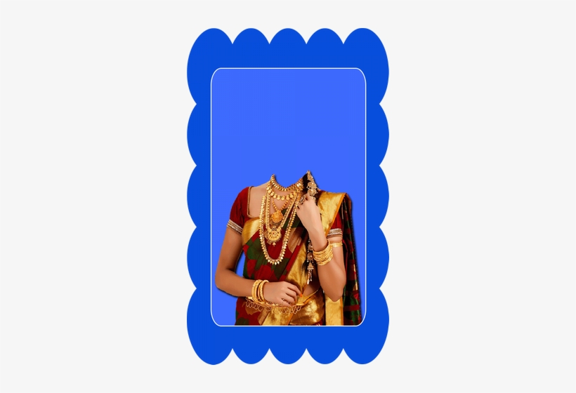 Bridal Saree Insta Photo Maker , Saree Photo Suit Camera - Jewellery, transparent png #3664566