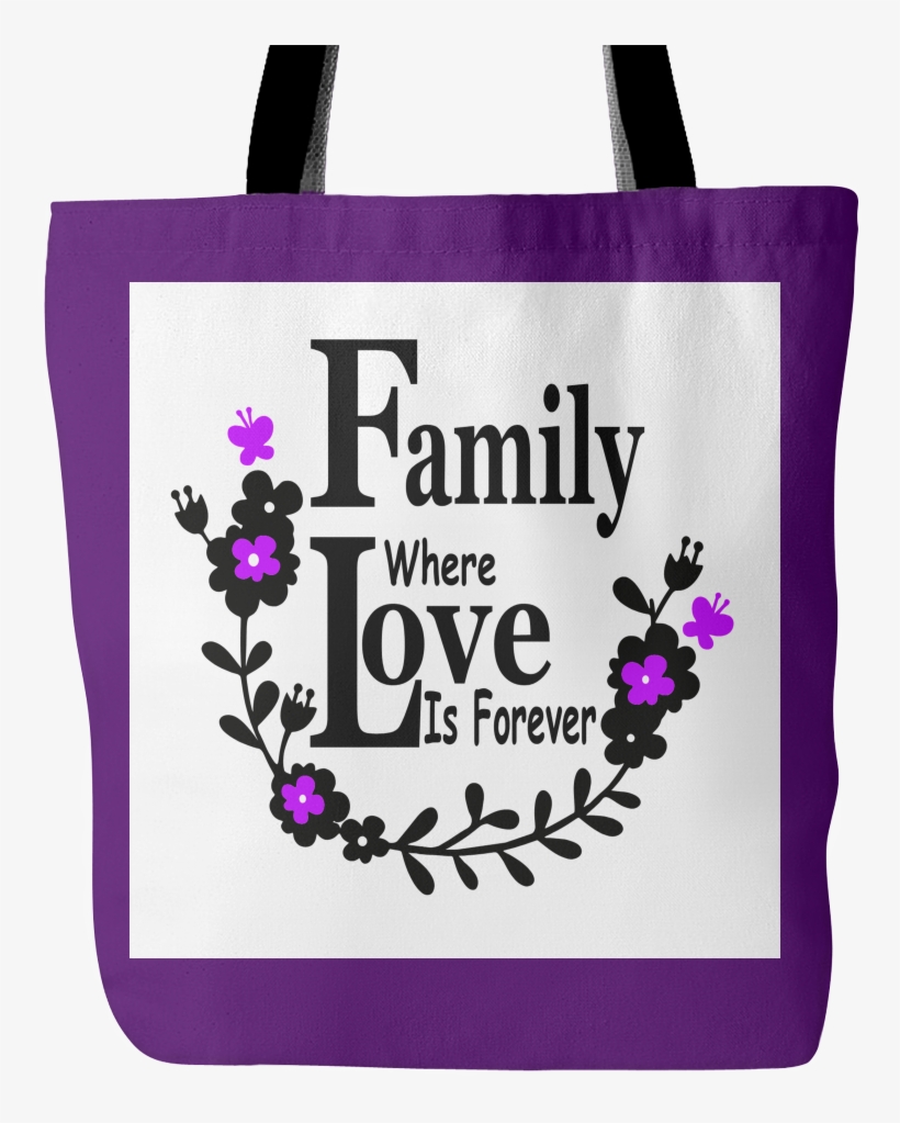 Family Love Forever Tote Bag 18 X18 - Tote Bag, transparent png #3664671