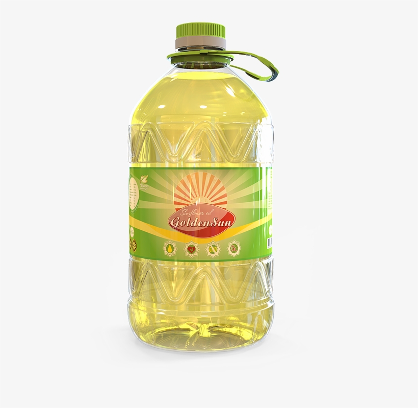 Sunflower Oil Canister Png Image - Sunflower Oil, transparent png #3664802