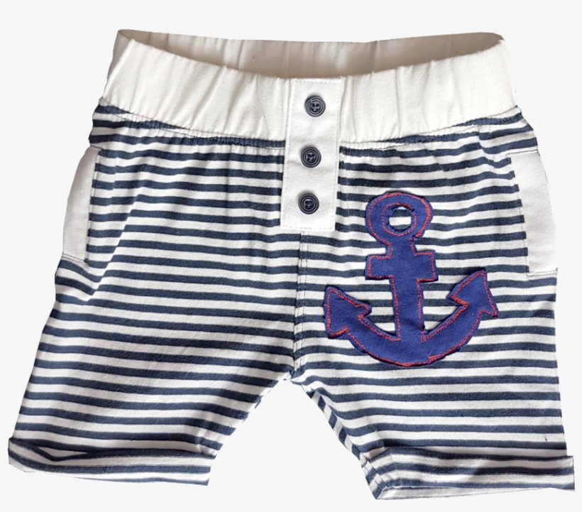 Kurze Hose Weiss/navyblau Größe - Trousers, transparent png #3664894