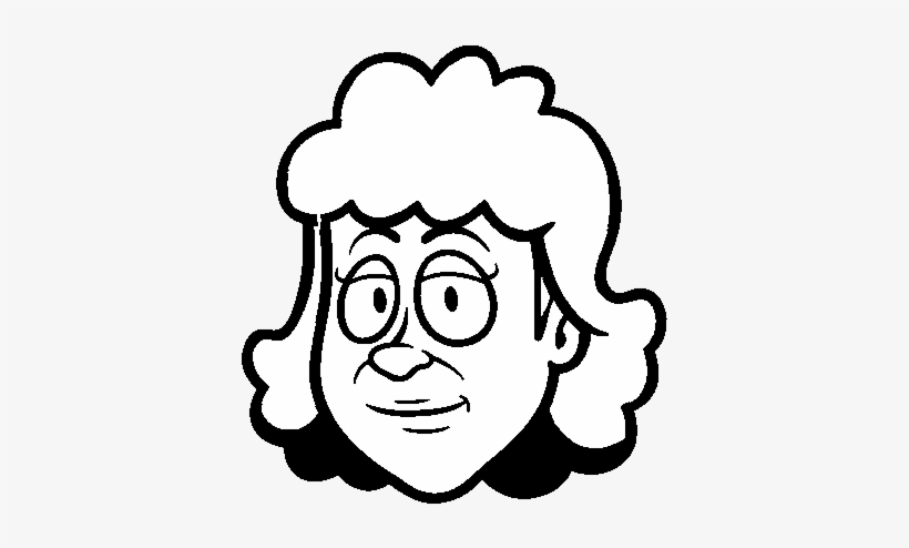 Woman Face Coloring Page - Mujer Para Colorear - Free Transparent PNG  Download - PNGkey