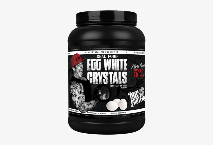 5% Real Food Egg White Crystal - Rich Piana Egg White Crystals, transparent png #3665171