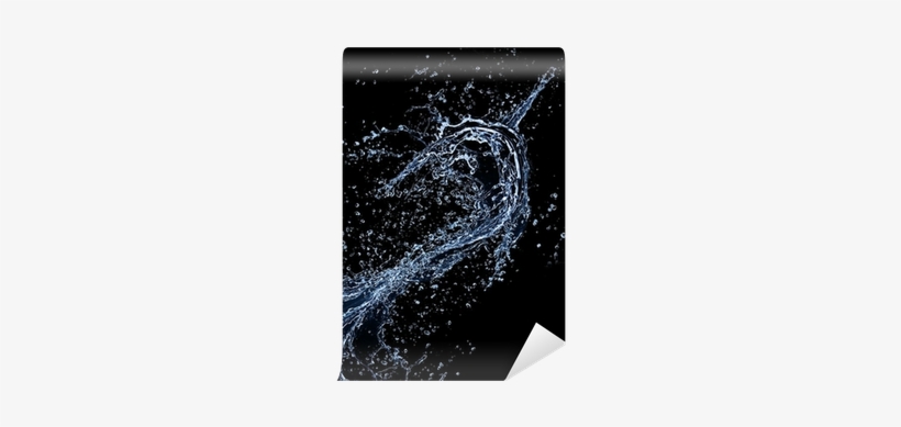 Abstract Water Splash Shape, Isolated On Black Background - Sarah's Journey Of Faith (hardcover), transparent png #3665370