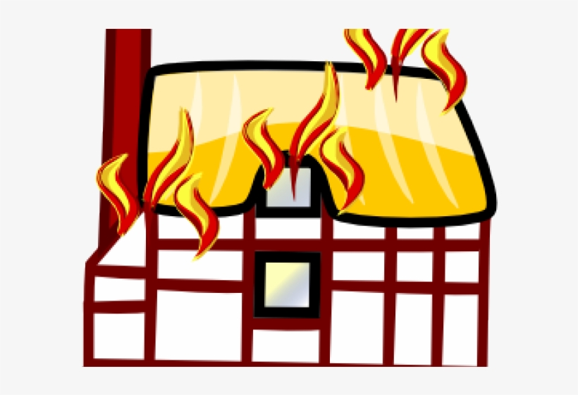 Dubai Clipart Png - Clip Art Burning House, transparent png #3665461