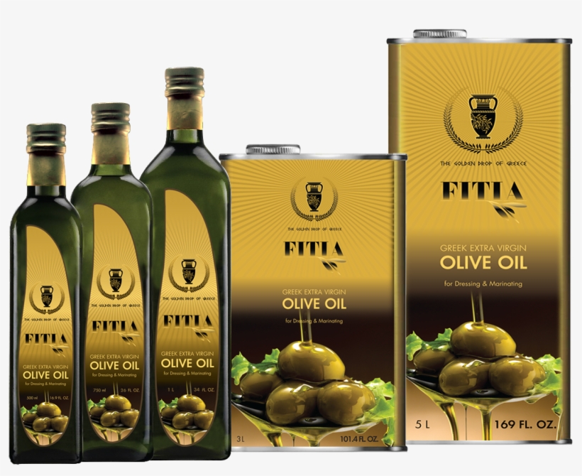 Fitia Extra Virgin Olive Oil - Glass Bottle, transparent png #3665657