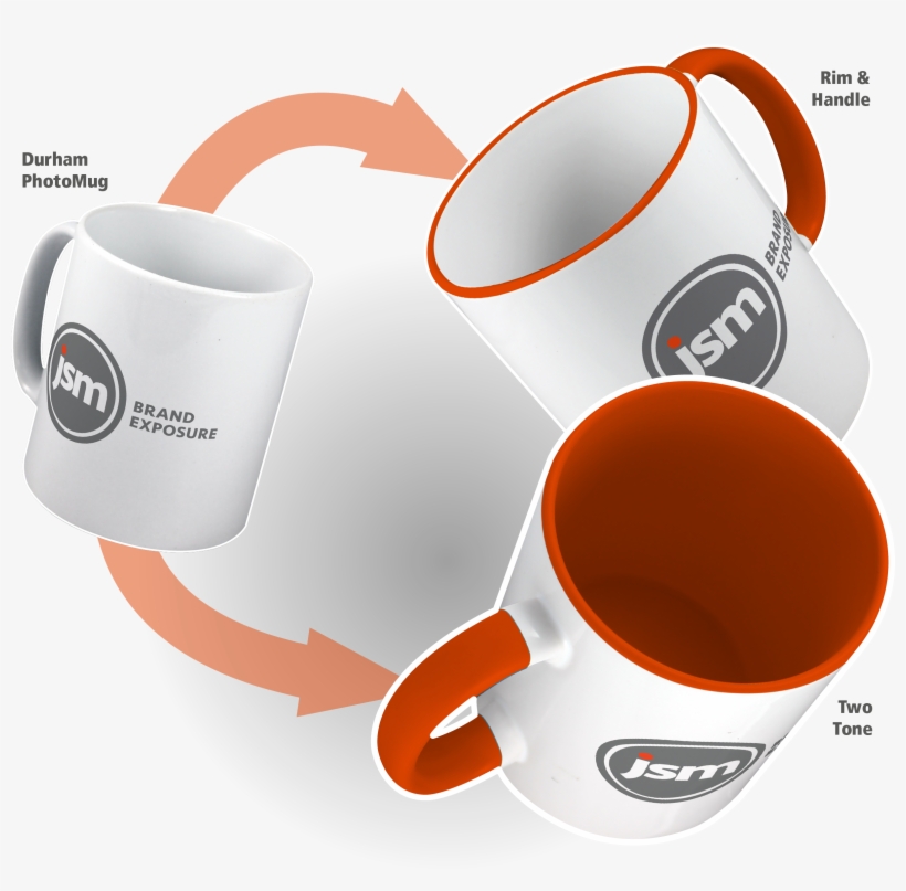 Jsm Two Tone Coloured Promotional Mug Leave A Comment - Mug, transparent png #3665744