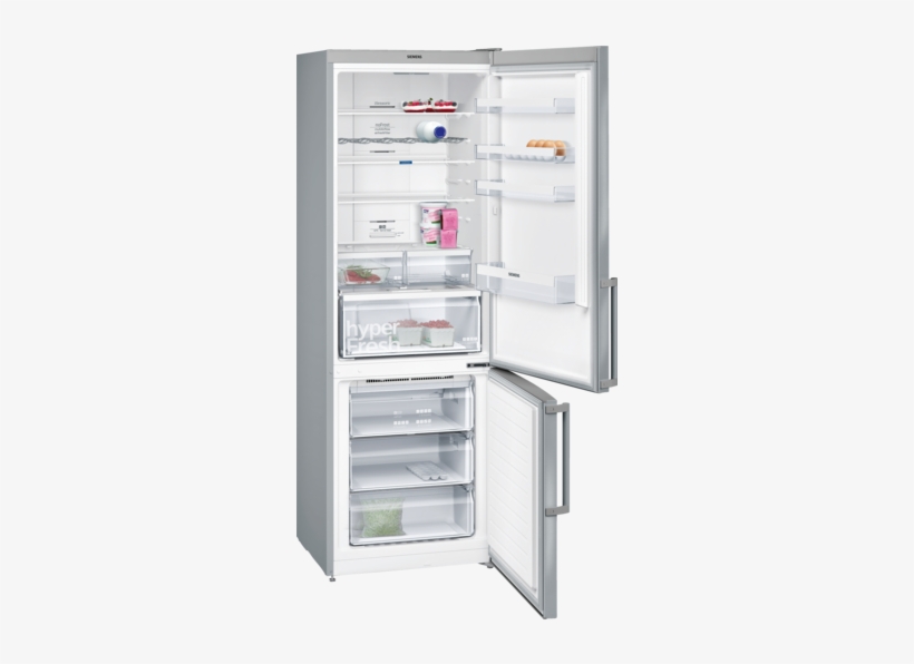 Siemens Fridge Freezer - Siemens Kg49nxi30 Frost Free Fridge Freezer In Stainless, transparent png #3665895