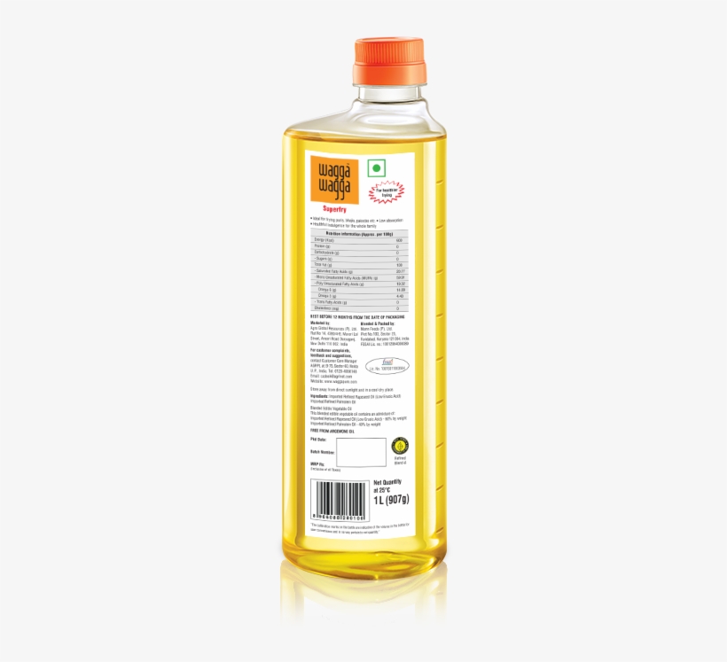 Wagga Wagga Superfry Oil Bottle Wagga Wagga Superfry - Wagga Wagga Canola Oil, transparent png #3665896