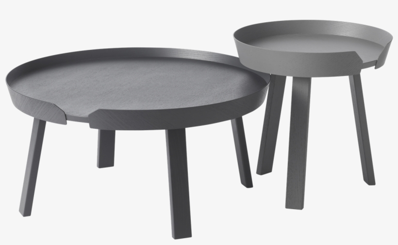 Crafted With Precision - Muuto Around Table Small, Anthracite, transparent png #3666052