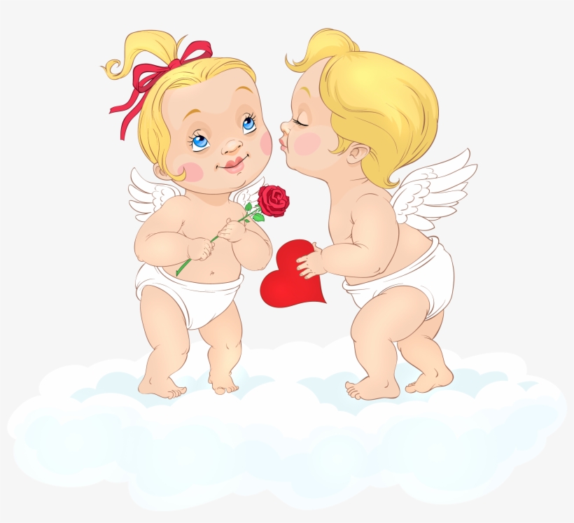 Cute Cupids, transparent png #3666391
