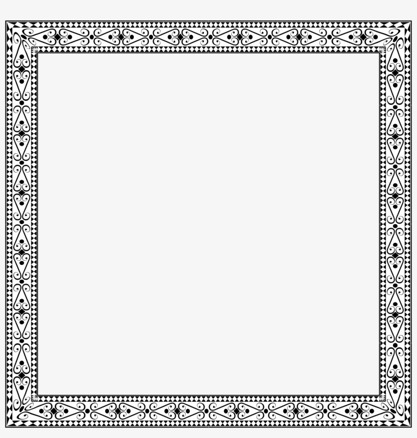 Download Marco Ornamental Clipart Decorative Borders - Guilloche Frame Png, transparent png #3666464