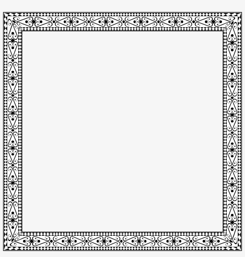 Download Marco Ornamental Clipart Decorative Borders - Guilloche Frame Png, transparent png #3666464