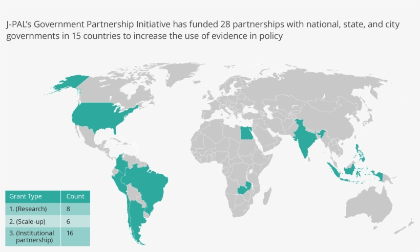 Map Showing That J-pal's Government Partnership Initiative - Visa Policy Of Usa, transparent png #3666594