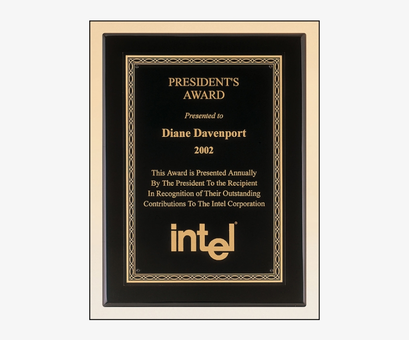 Black Stained Piano Finish Plaque With A Black Brass - Calera High School Eagle, transparent png #3666678