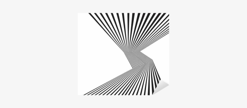 Black And White Mobious Wave Stripe Optical Abstract - Course Book, transparent png #3666936