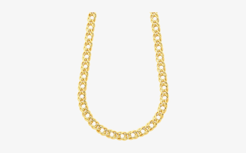 Gold Fusion Chain - Anchor Chain Necklace, transparent png #3667166