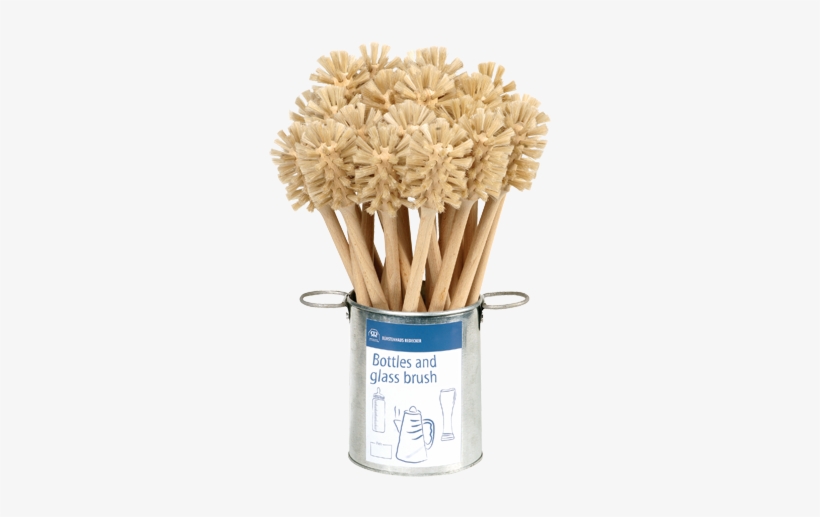 Redecker Wooden "milk" Bottle Brush, transparent png #3667334