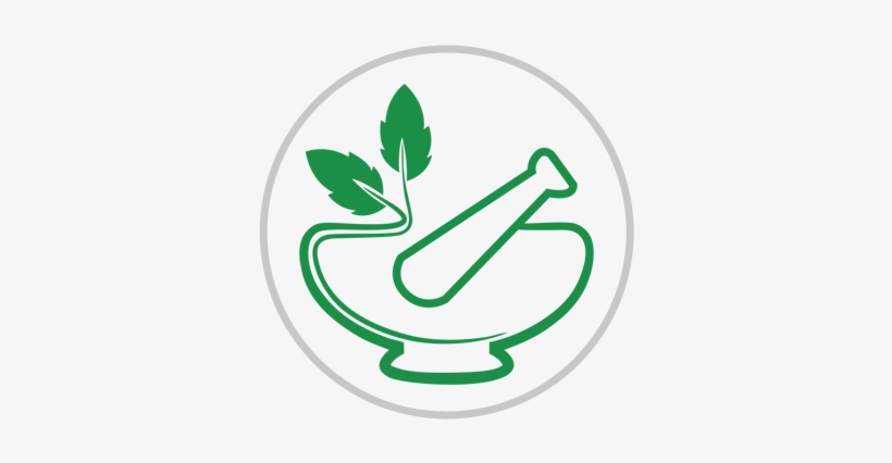 Ayurvedic Medicine - Mortar And Pestle Outline, transparent png #3667714