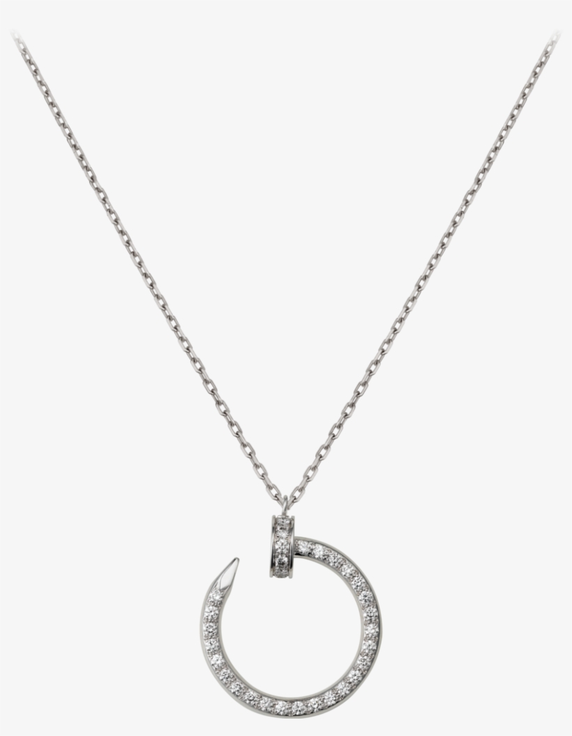 Juste Un Clou Necklacewhite Gold, Diamonds - Cartier Juste En Clou Necklace, transparent png #3667804
