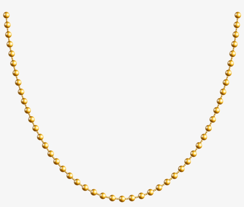Gold Beads Transparent Png Clip Art, transparent png #3667857
