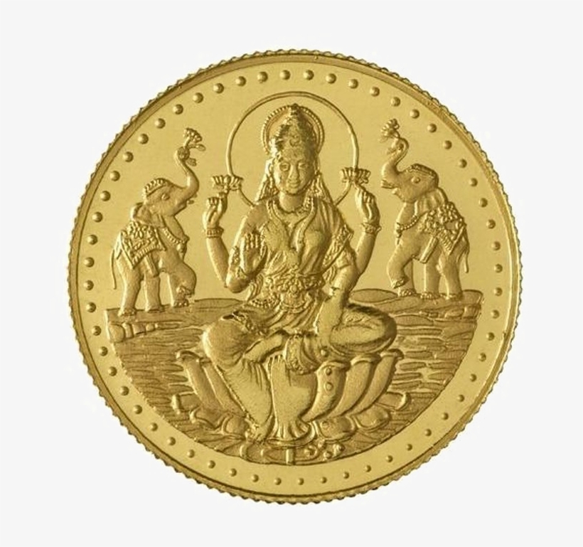 Lakshmi Gold Coin Download Transparent Png Image - Dhanteras 2017, transparent png #3668275