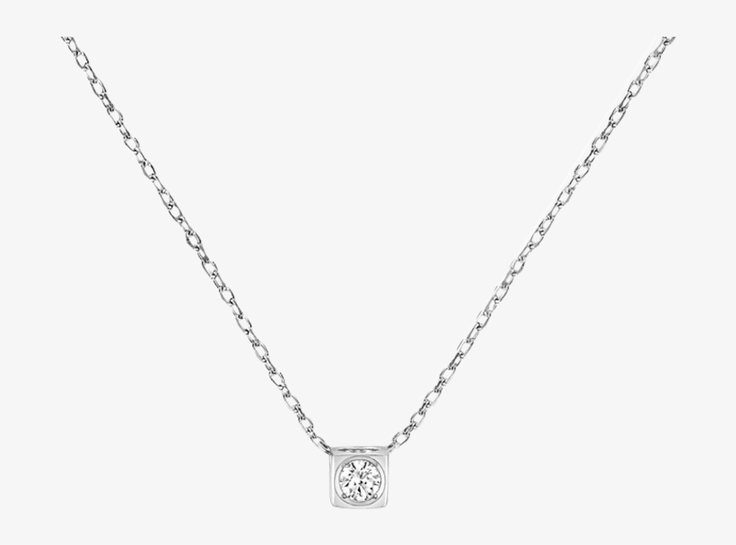 Le Cube Diamant Small Necklace - Pendant, transparent png #3668888