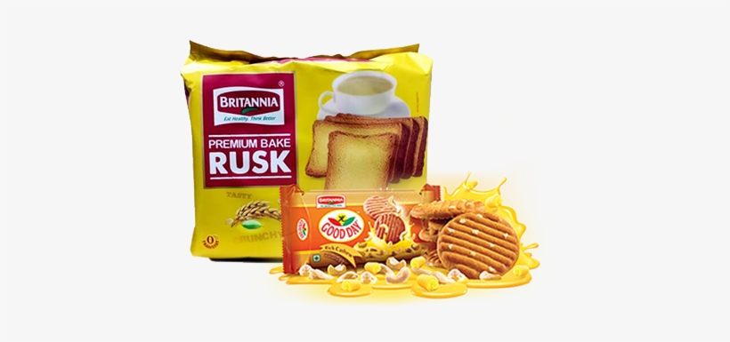 Rusk, Cake, Biscuit - Britannia Toast Bake Suji 300 Gm Pouch, transparent png #3668950