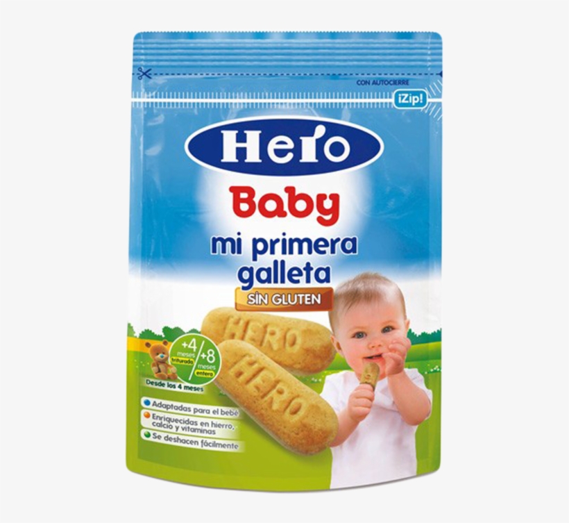 Hero Baby My First Cookie For 4 Months Packet 180 G - Hero Baby, transparent png #3669192