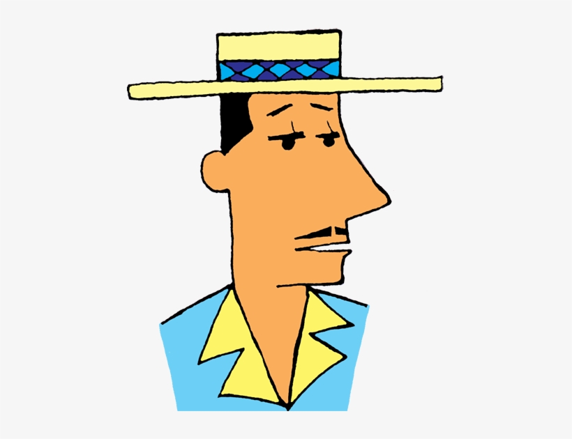 Man In Hat - Man With A Hat Clipart, transparent png #3669227