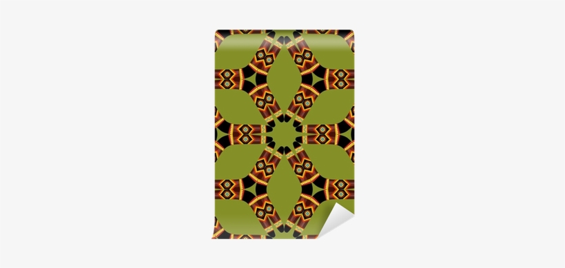 Boomerang Seamless Pattern On Light Green Background - Green, transparent png #3669261