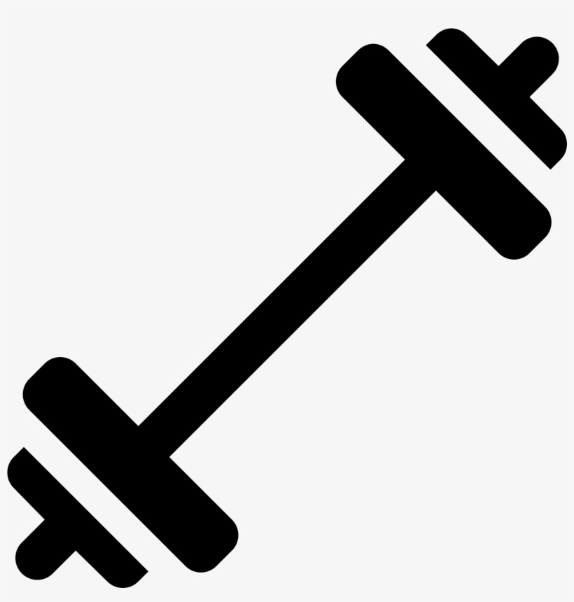 This Icon Is A Barbell - Mancuerna Icono, transparent png #3669671