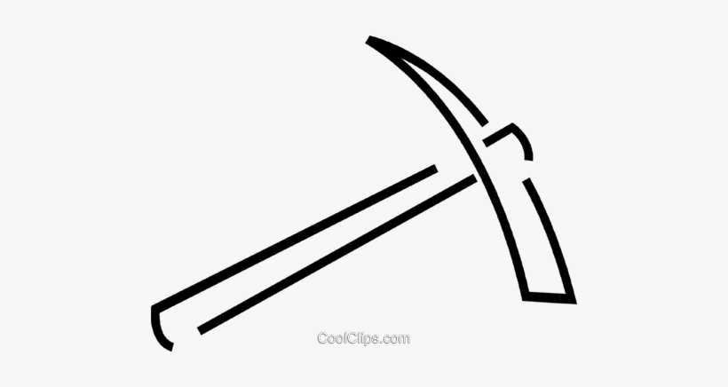 Pick Axe Royalty Free Vector Clip Art Illustration - Pick Axe Clip Art, transparent png #3670067