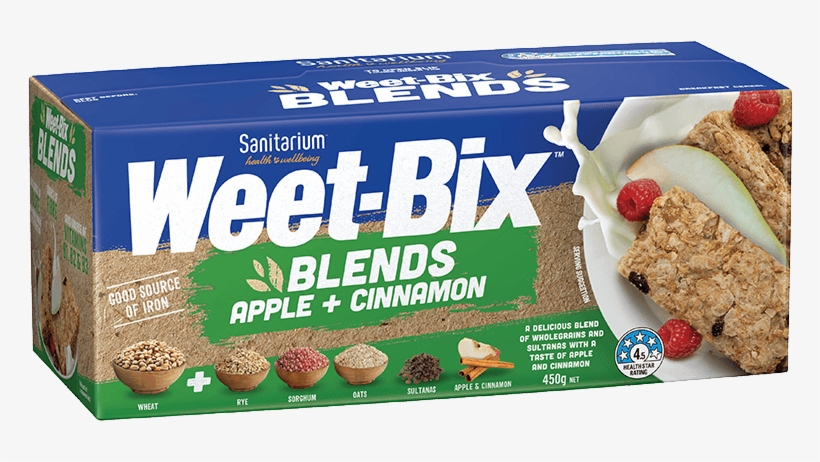 Weet-bix™ Blends Apple Cinnamon - Weet Bix, transparent png #3670092