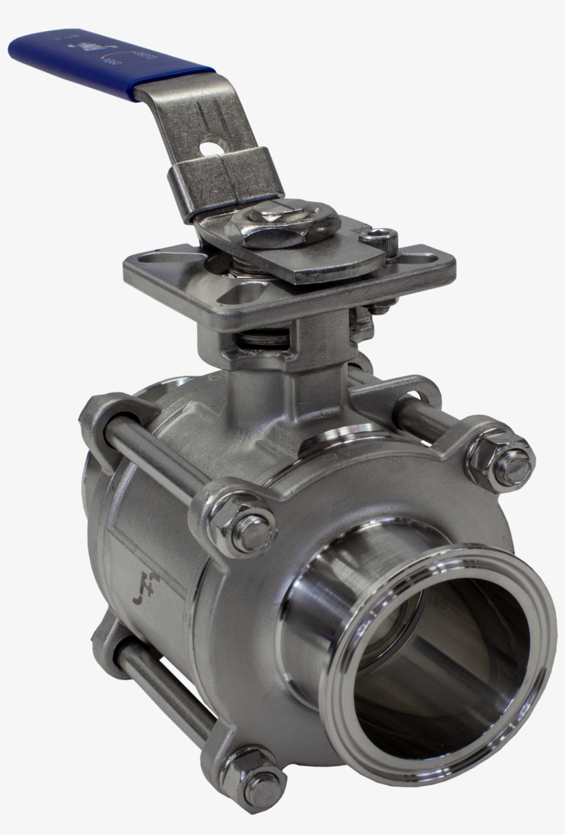 Flow , 3 Piece Stainless Steel Ball Valve, transparent png #3670185