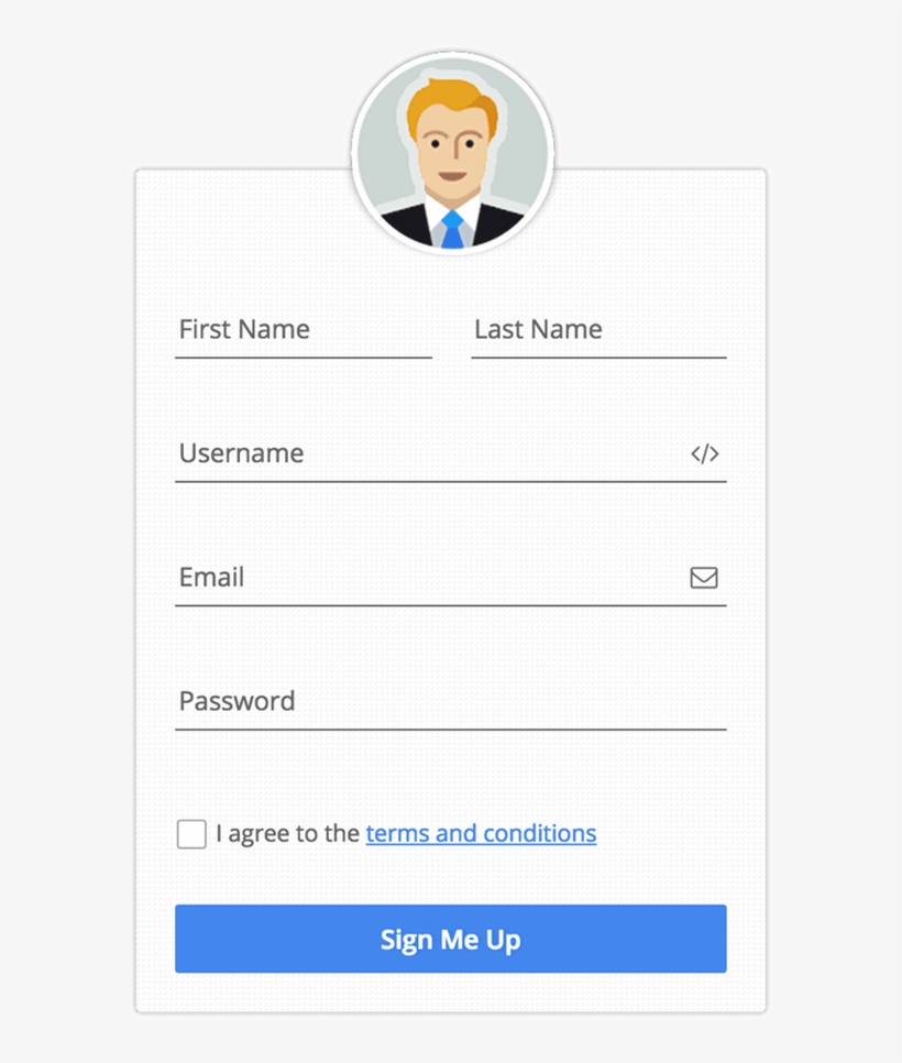 User Registration - Formcraft Templates, transparent png #3670323