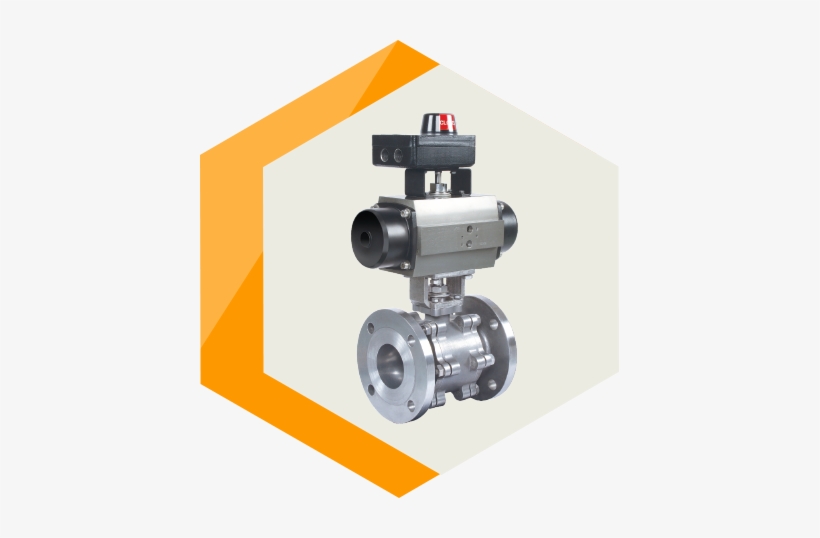 Metal Seated Ball Valve With Actuator And Position - Ahmedabad, transparent png #3670457