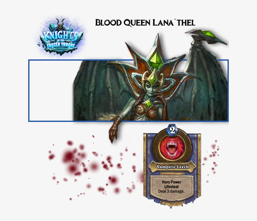 Blood Queen Lana'thel - Hearthstone Professor Putricide Card, transparent png #3670832