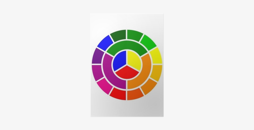 Colour Wheel With Tertiary Colours, transparent png #3671753