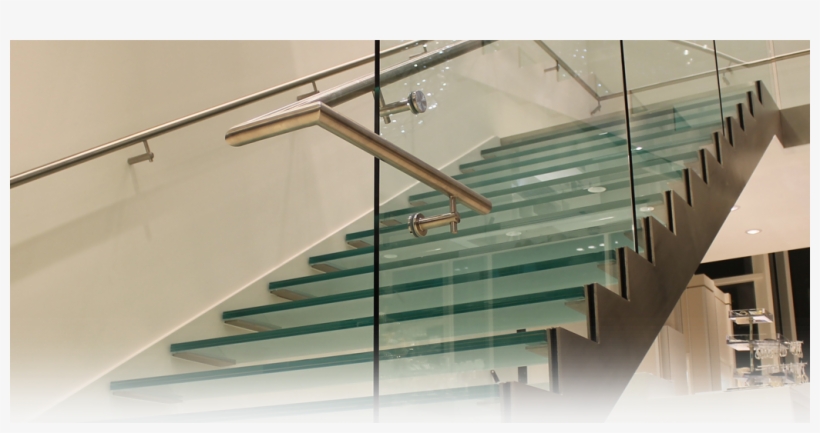 Why Go For The Glass Railing Systems - Stairs, transparent png #3671940