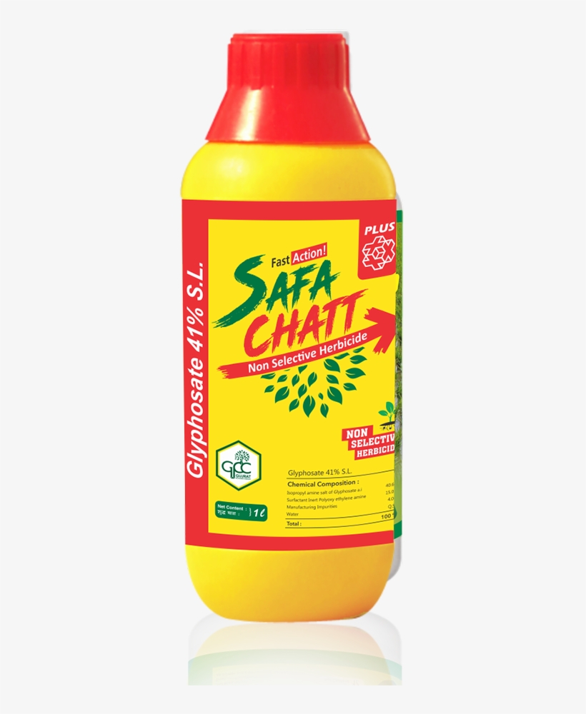Safa Chatt Plus Is Non-selective, Systemic And Post - Plastic Bottle, transparent png #3672178