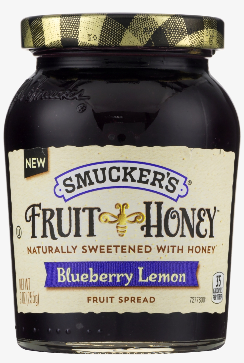 Smuckers Fruit & Honey Fruit Spread, Concord Grape, transparent png #3672449