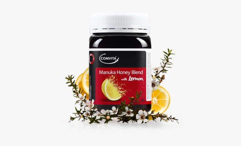 Manuka Honey Blend With Lemon 500g - Comvita Manuka Honey Umf10+, 500g From New Zealand, transparent png #3672604