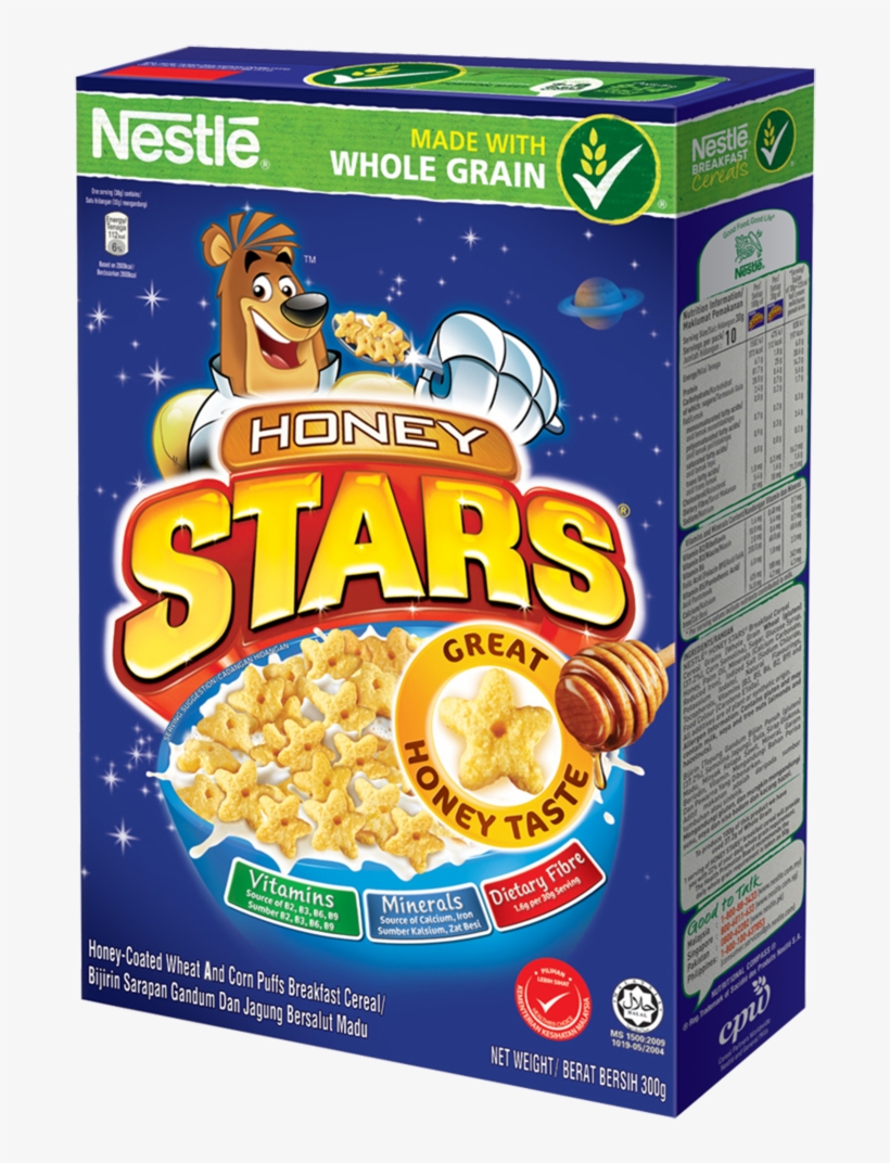 Download Honey Stars Honey Stars Cereal Malaysia Free Transparent Png Download Pngkey PSD Mockup Templates