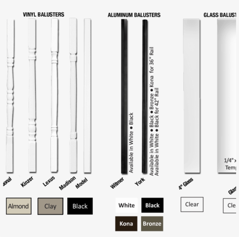 10 Options, Including Vinyl, Aluminum, And Glass - Superior Plastic Products, Llc, transparent png #3673120